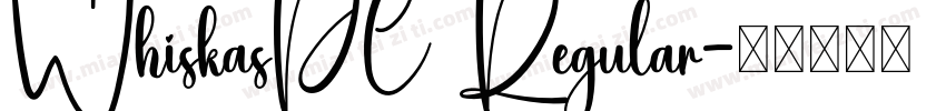 WhiskasPC Regular字体转换